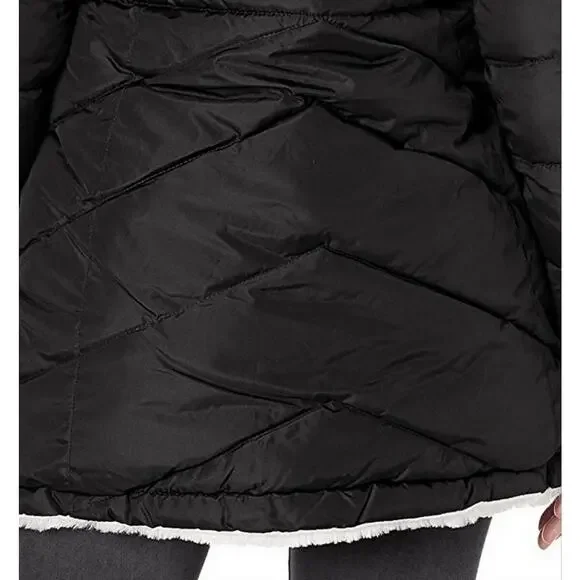 NEW Reebok Women's Reversible Puffer Anorak Sherpa Lined Jacket XL - Picture 5 of 12